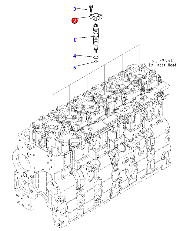 6745-11-3110 Зажим форсунки (3959045,3976370, 4990774)